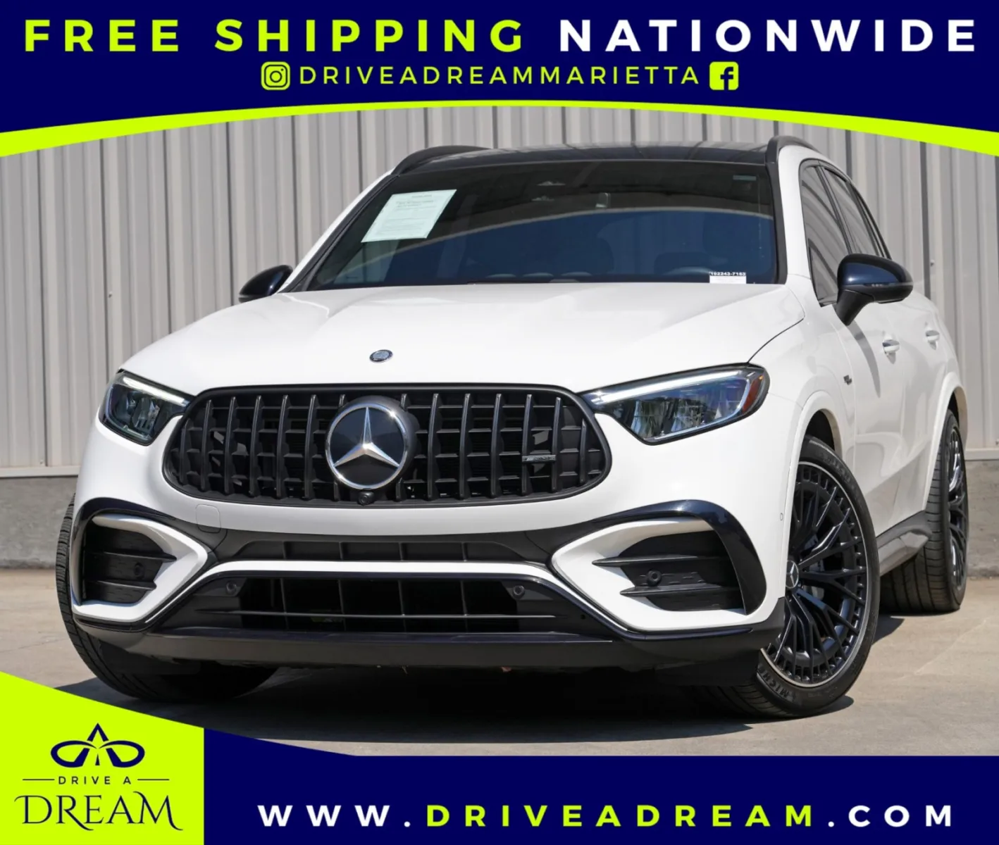White 2024 Mercedes-Benz GLC AMG GLC 43 w/ AMG Night Package for sale in Marietta, GA