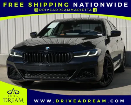 Black 2021 BMW 5 Series 540i w/ M Sport, Premium & Parking Assist Packages for sale in Marietta, GA