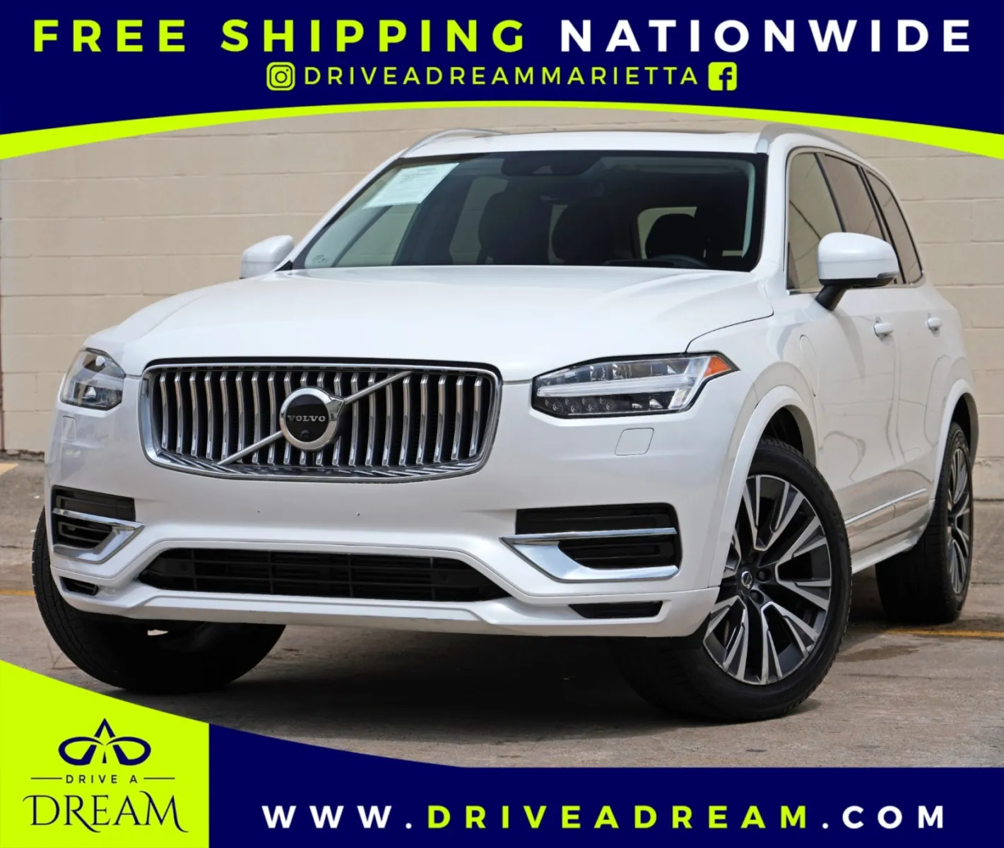 White 2021 Volvo XC90 Inscription Expression w/ Advanced Package for sale in Marietta, GA