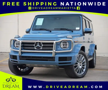 Blue 2023 Mercedes-Benz G-Class G 550 w/ Exclusive Interior & AMG Line Packages for sale in Marietta, GA