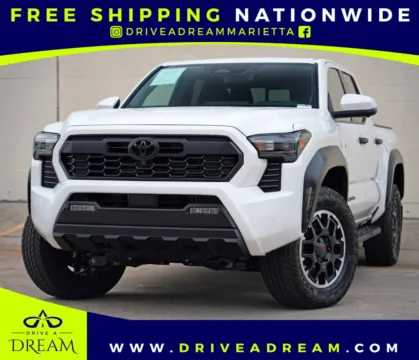 White 2026 Toyota Tacoma TRD Off Road w/ Premium Package for sale in Marietta, GA