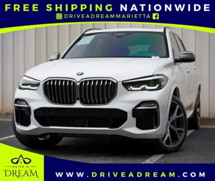 White 2020 BMW X5 M50i w/ Premium & Driving Assist Packages for sale in Marietta, GA