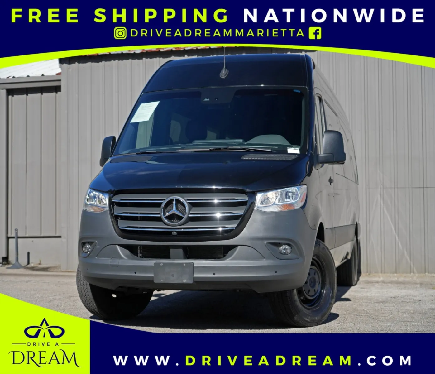 Black 2024 Mercedes-Benz Sprinter Passenger Van w/ Premium Plus & Driver Convenience Packages for sale in Marietta, GA