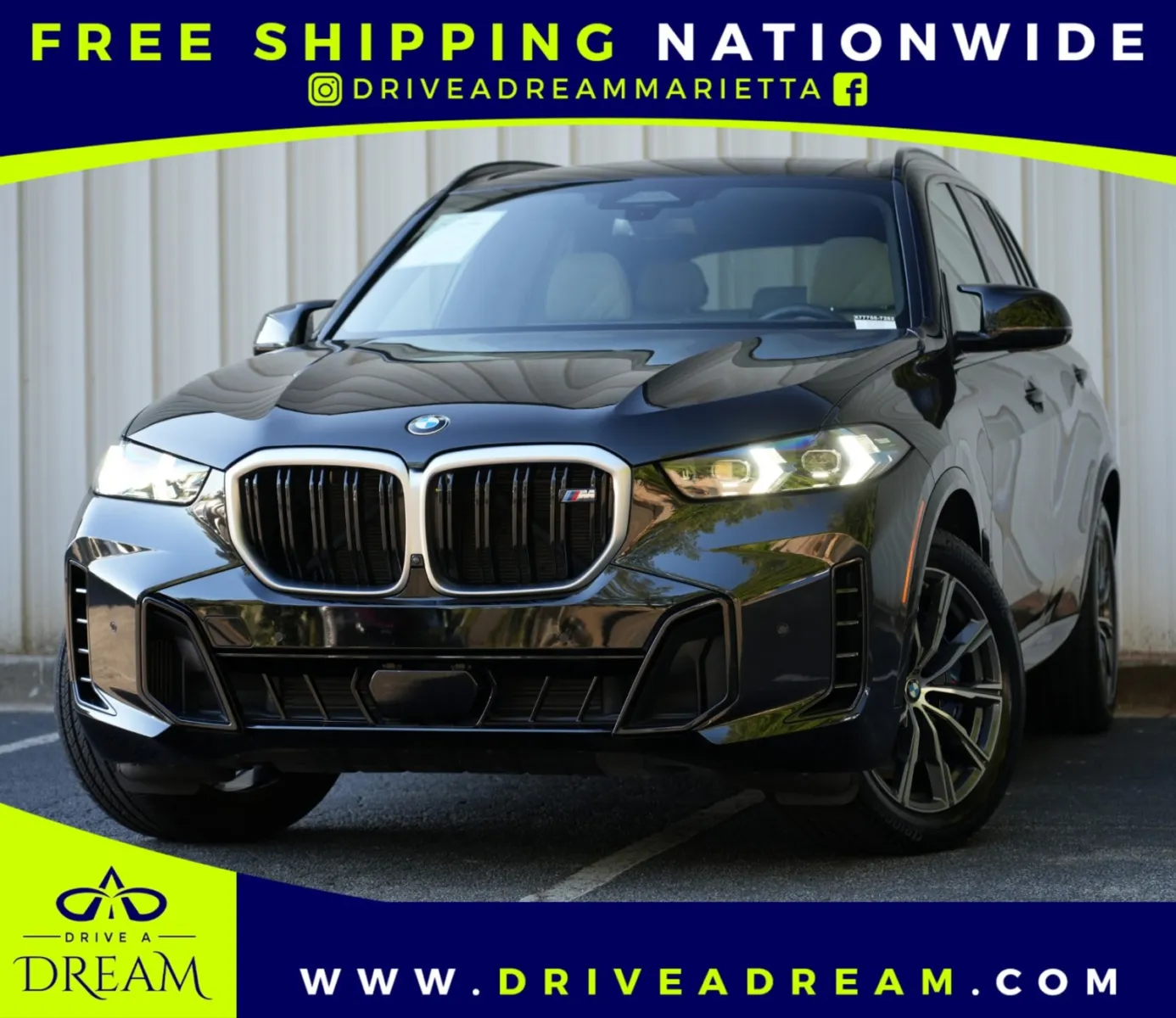 Black 2025 BMW X5 M60i w/ Park Assist Package for sale in Marietta, GA
