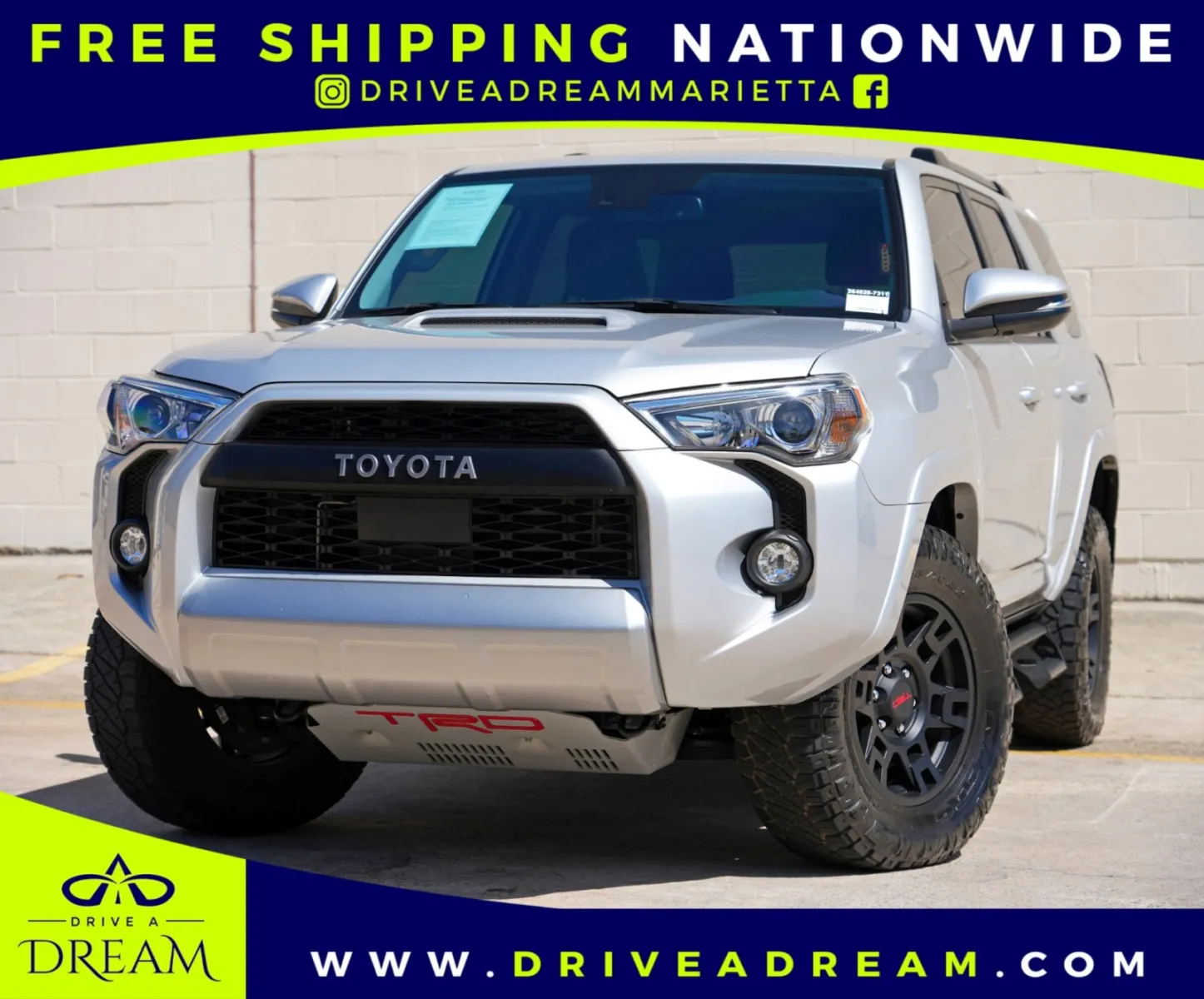 Silver 2024 Toyota 4Runner TRD Off Road Premium for sale in Marietta, GA
