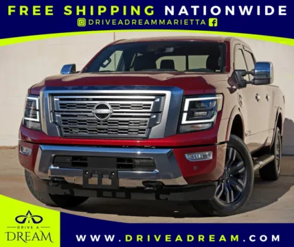 Red 2023 Nissan Titan XD Platinum Reserve for sale in Marietta, GA