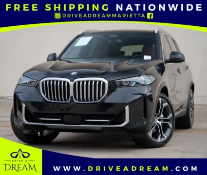 Black 2026 BMW X5 sDrive40i w/ Premium & Parking Assist Packages for sale in Marietta, GA