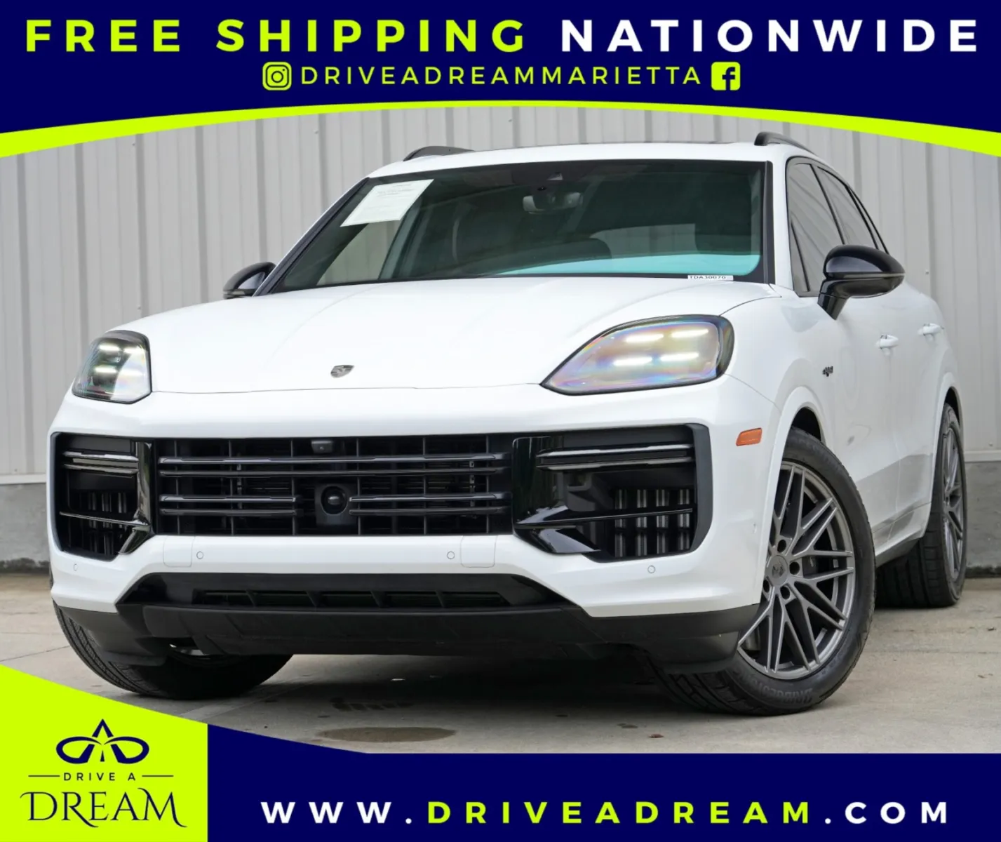 White 2026 Porsche Cayenne Turbo E-Hybrid w/ Tech & Premium Plus Packages for sale in Marietta, GA