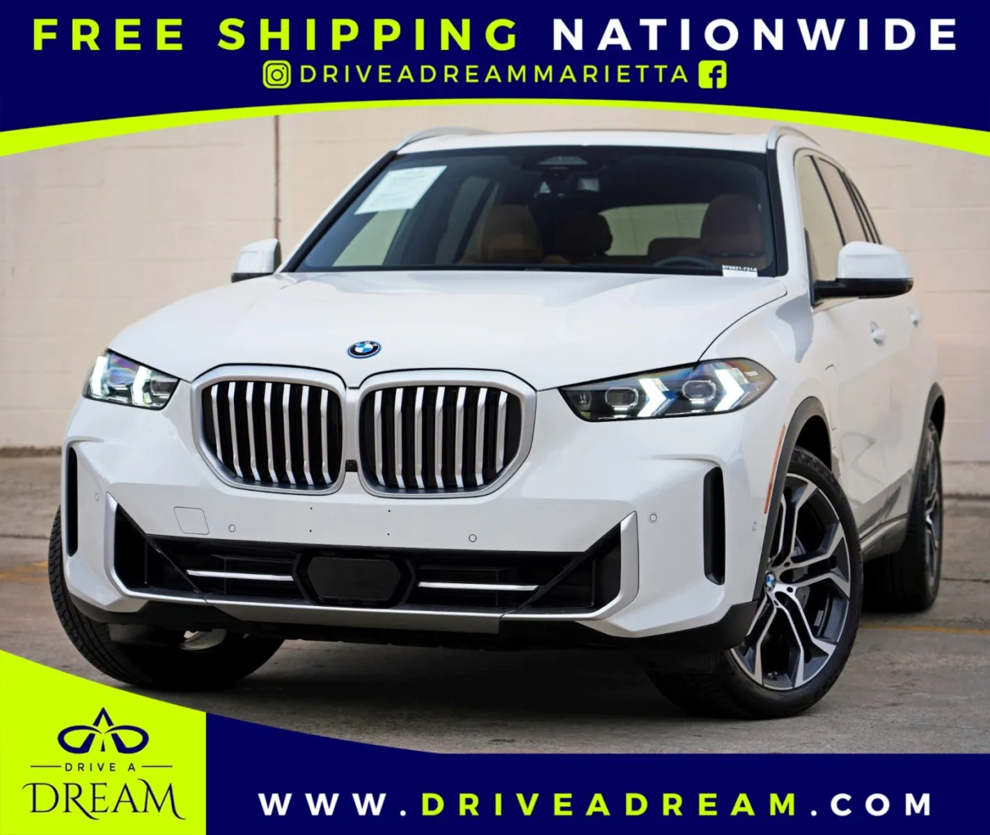 White 2026 BMW X5 xDrive50e w/ Premium & Parking Assist Packages for sale in Marietta, GA