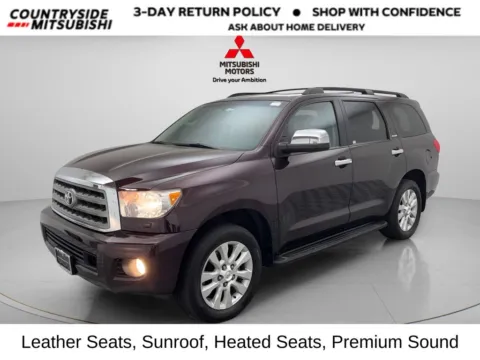 Red 2015 Toyota Sequoia Platinum for sale in Countryside, IL