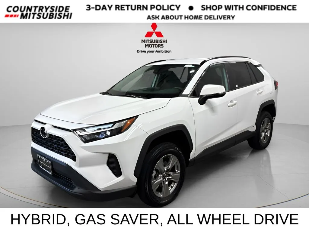 White 2025 Toyota RAV4 Hybrid XLE for sale in Countryside, IL