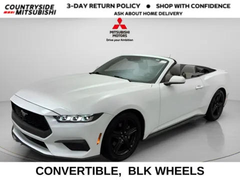 White 2024 Ford Mustang EcoBoost Premium for sale in Countryside, IL