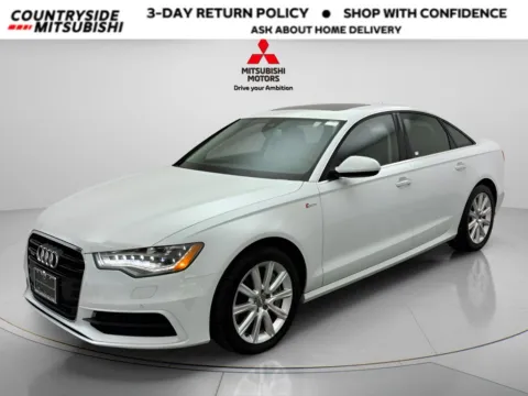 White 2015 Audi A6 3.0T Prestige for sale in Countryside, IL