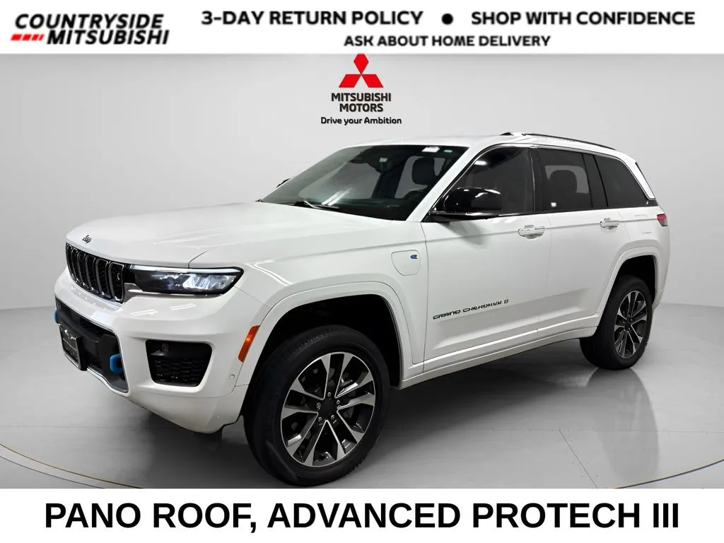 White 2023 Jeep Grand Cherokee Overland 4xe for sale in Countryside, IL