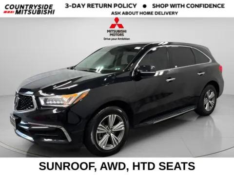 Black 2020 Acura MDX 3.5L for sale in Countryside, IL