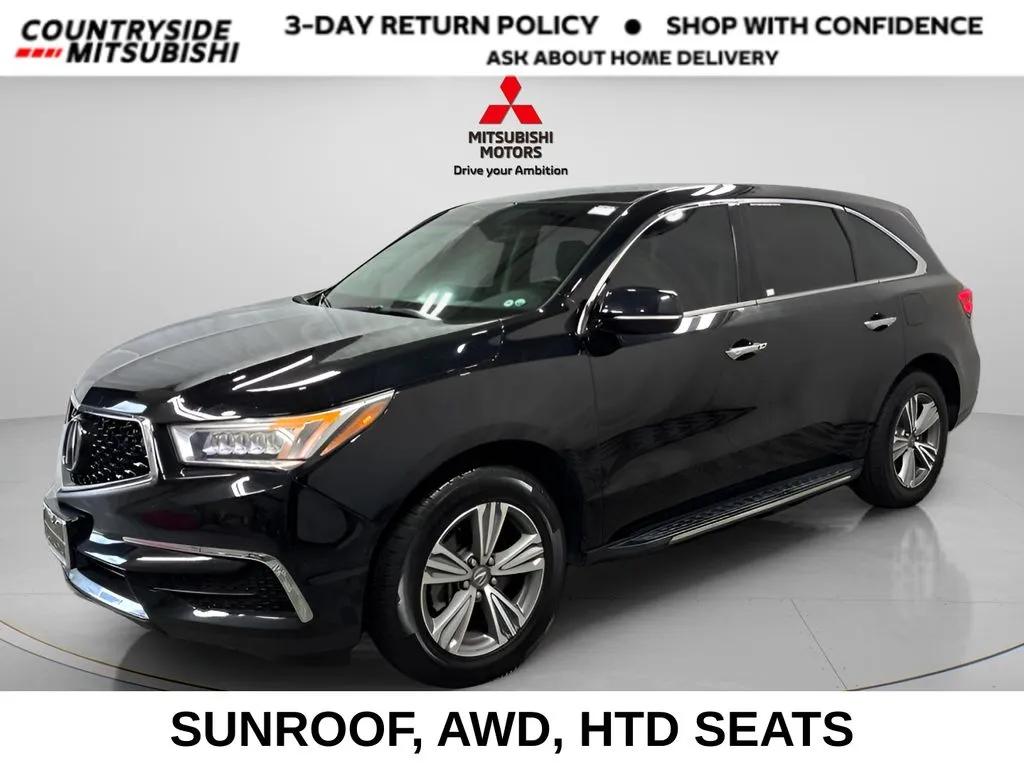 Black 2020 Acura MDX 3.5L for sale in Countryside, IL