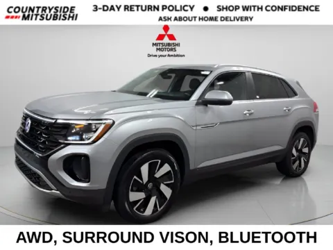 Silver 2025 Volkswagen Atlas Cross Sport 2.0T SE w/Technology for sale in Countryside, IL