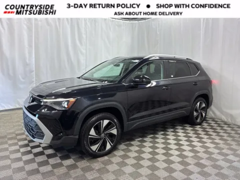 Black 2025 Volkswagen Taos 1.5T SE for sale in Countryside, IL