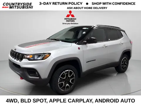 Silver 2025 Jeep Compass Trailhawk for sale in Countryside, IL