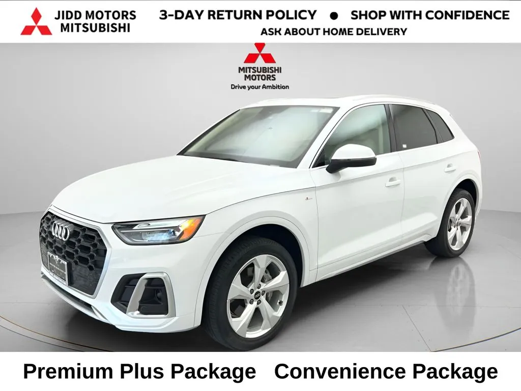 White 2023 Audi Q5 45 S line Premium Plus for sale in Des Plaines, IL