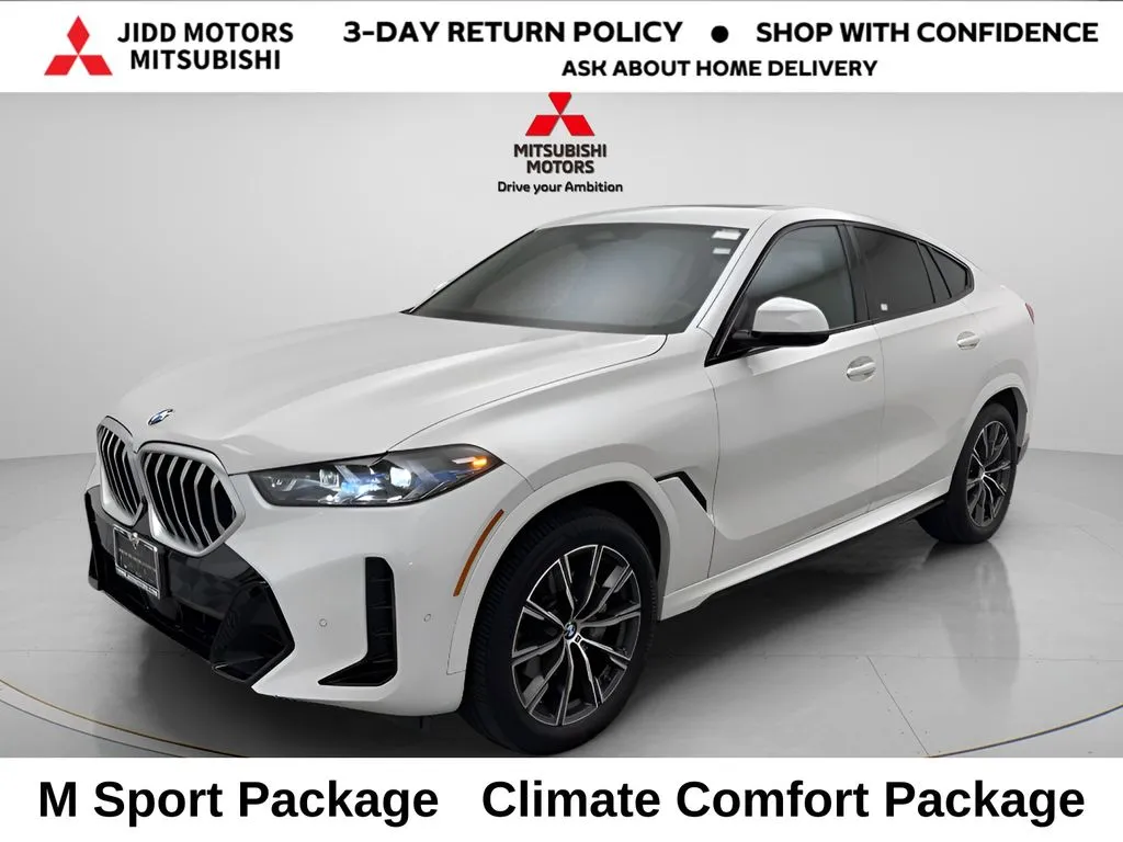 White 2025 BMW X6 xDrive40i for sale in Des Plaines, IL