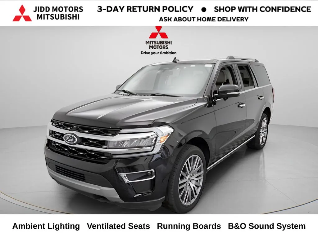 Black 2023 Ford Expedition Limited for sale in Des Plaines, IL