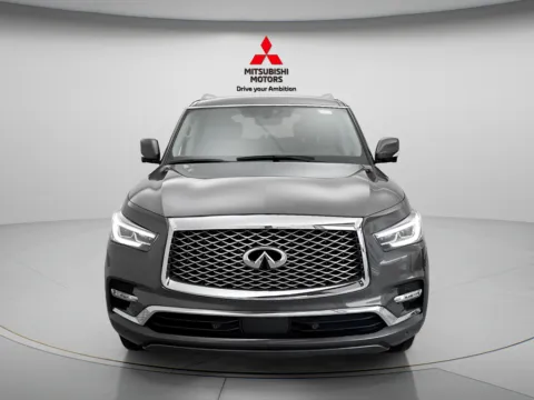 Photos of 2024 INFINITI QX80 LUXE for sale in Des Plaines, IL at Jidd Motors Mitsubishi