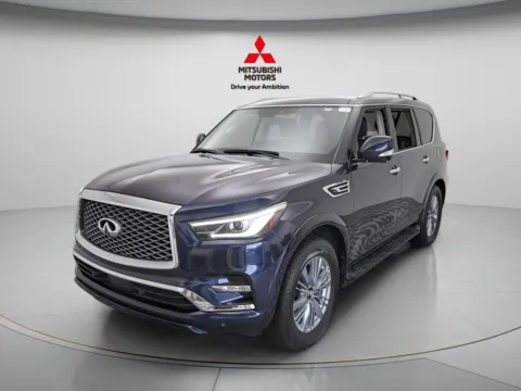 Photos of 2024 INFINITI QX80 LUXE for sale in Des Plaines, IL at Jidd Motors Mitsubishi