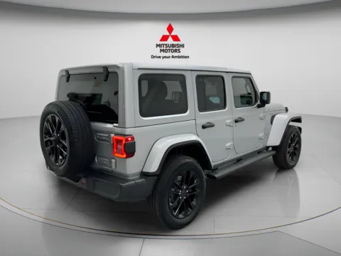 Photos of 2024 Jeep Wrangler Sahara 4xe for sale in Des Plaines, IL at Jidd Motors Mitsubishi