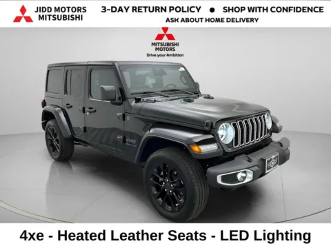 Another view of 2025 Jeep Wrangler Sahara 4xe for sale in Des Plaines, IL at Jidd Motors Mitsubishi