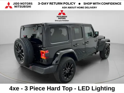 More photos of 2025 Jeep Wrangler Sahara 4xe at Jidd Motors Mitsubishi, IL