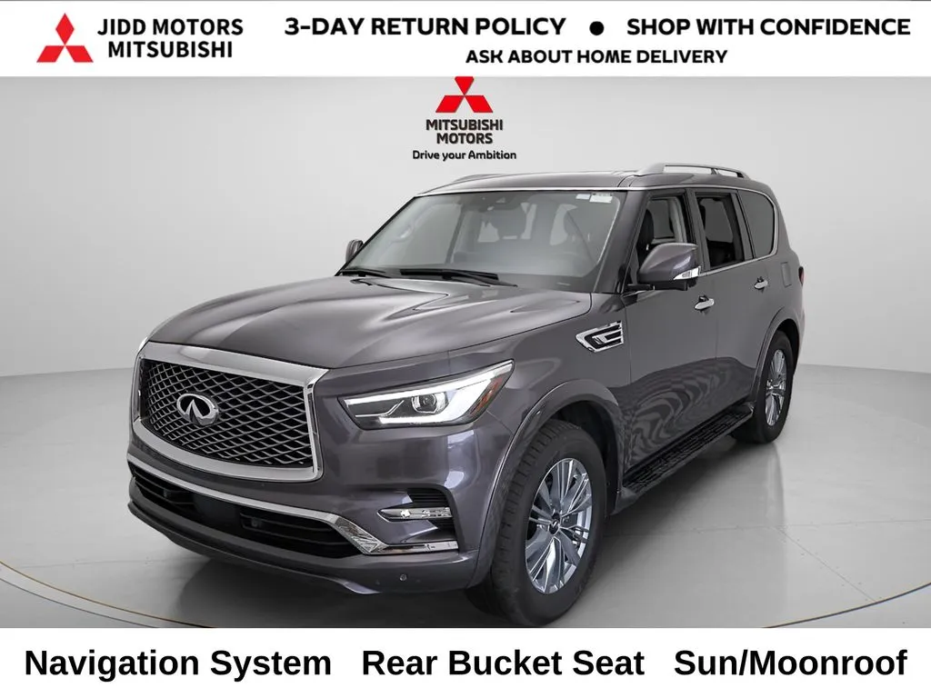 Gray 2024 INFINITI QX80 LUXE for sale in Des Plaines, IL