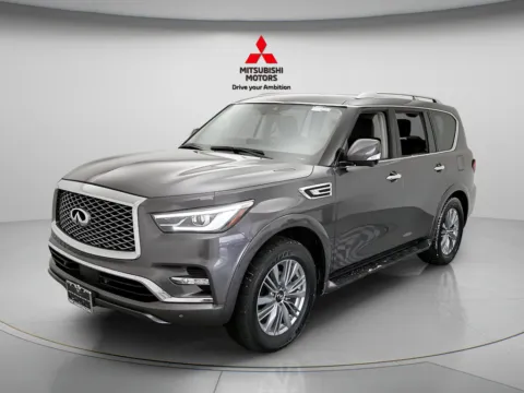 Photos of 2024 INFINITI QX80 LUXE for sale in Des Plaines, IL at Jidd Motors Mitsubishi