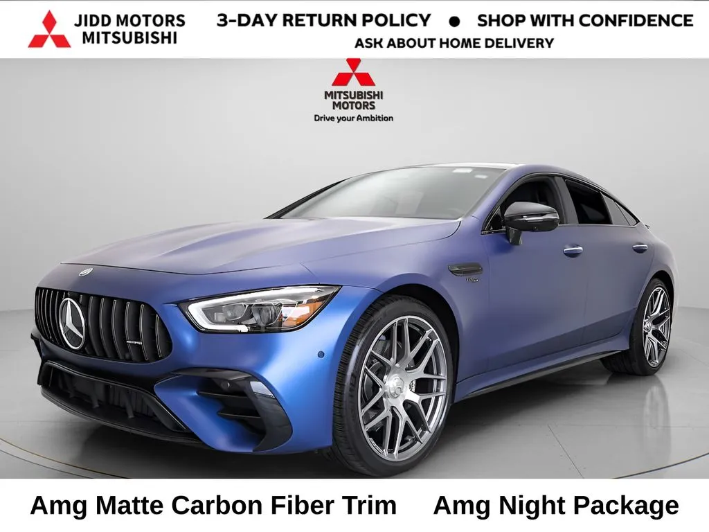 Blue 2024 Mercedes-Benz AMG GT 53 Matte Carbon Fiber for sale in Des Plaines, IL