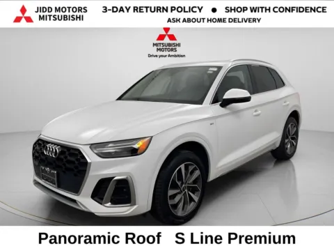 White 2024 Audi Q5 45 S line Premium Plus for sale in Des Plaines, IL