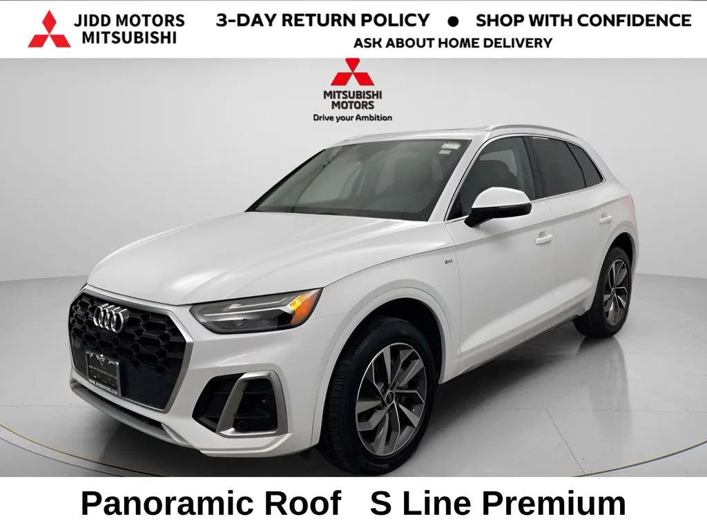 White 2024 Audi Q5 45 S line Premium Plus for sale in Des Plaines, IL