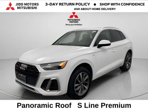 White 2024 Audi Q5 45 S line Premium Plus for sale in Des Plaines, IL