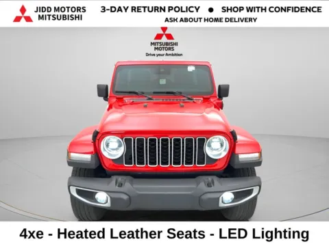 Photos of 2025 Jeep Wrangler Sahara 4xe for sale in Des Plaines, IL at Jidd Motors Mitsubishi