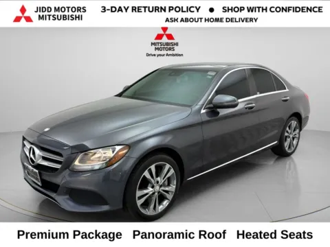 Gray 2016 Mercedes-Benz C-Class C 300 for sale in Des Plaines, IL