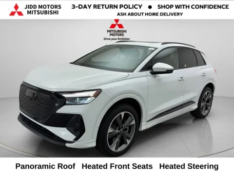 White 2023 Audi Q4 e-tron Premium Plus for sale in Des Plaines, IL