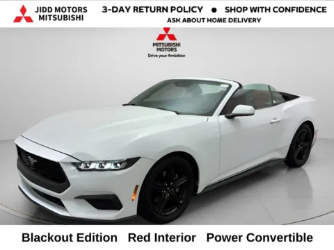 White 2024 Ford Mustang EcoBoost Premium for sale in Des Plaines, IL
