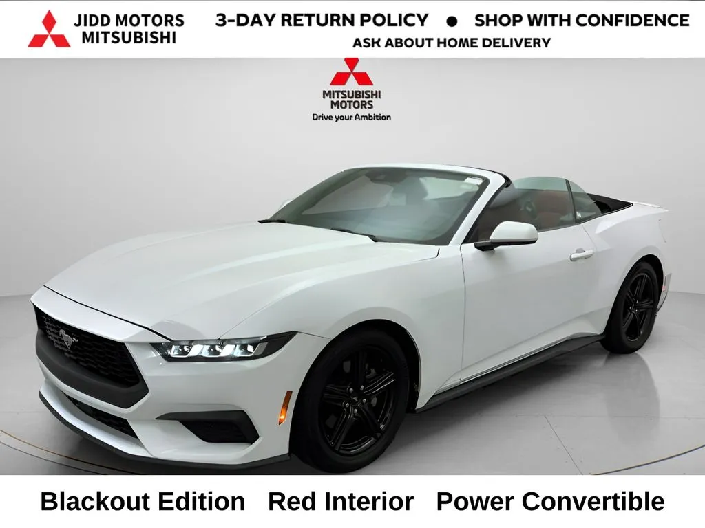 White 2024 Ford Mustang EcoBoost Premium for sale in Des Plaines, IL