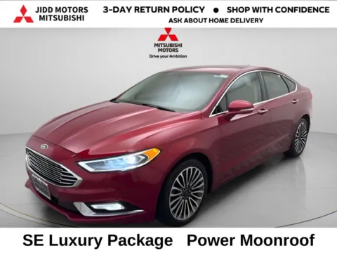 Red 2017 Ford Fusion SE for sale in Des Plaines, IL