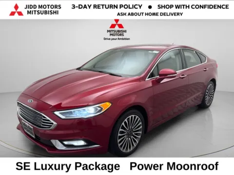 Red 2017 Ford Fusion SE for sale in Des Plaines, IL