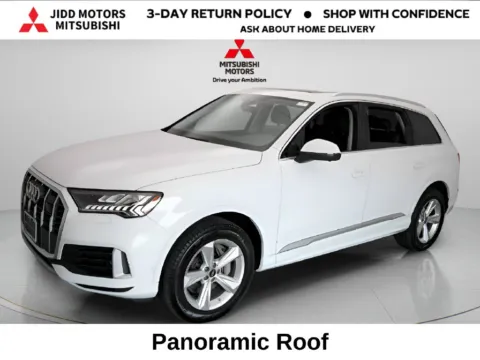 White 2024 Audi Q7 45 Premium Plus for sale in Des Plaines, IL