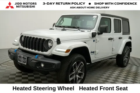 White 2024 Jeep Wrangler Sport S 4xe for sale in Des Plaines, IL
