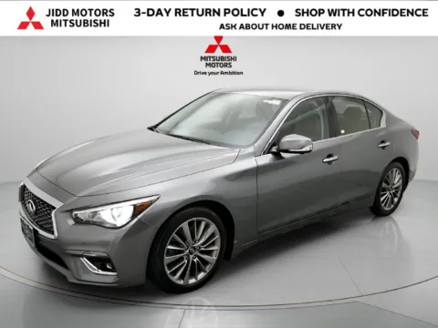 Gray 2023 INFINITI Q50 LUXE for sale in Des Plaines, IL