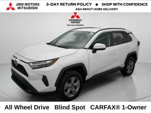 White 2025 Toyota RAV4 Hybrid LE for sale in Des Plaines, IL