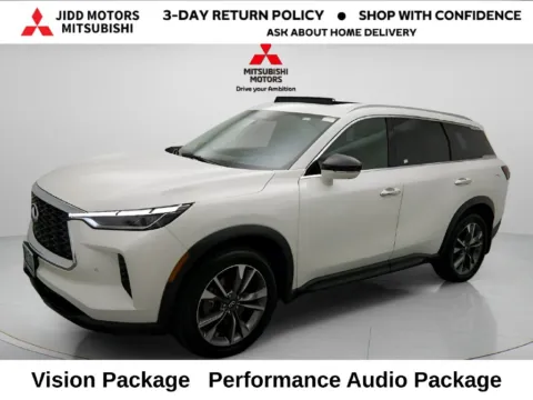 White 2024 INFINITI QX60 LUXE for sale in Des Plaines, IL