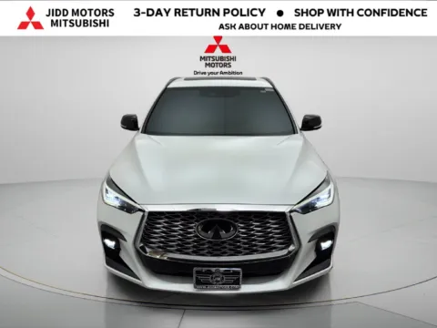 Photos of 2023 INFINITI QX55 ESSENTIAL for sale in Des Plaines, IL at Jidd Motors Mitsubishi